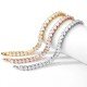 Cross-border sweet love zircon bracelet female European and American temperament Joker bride jewelry with extension buckle
